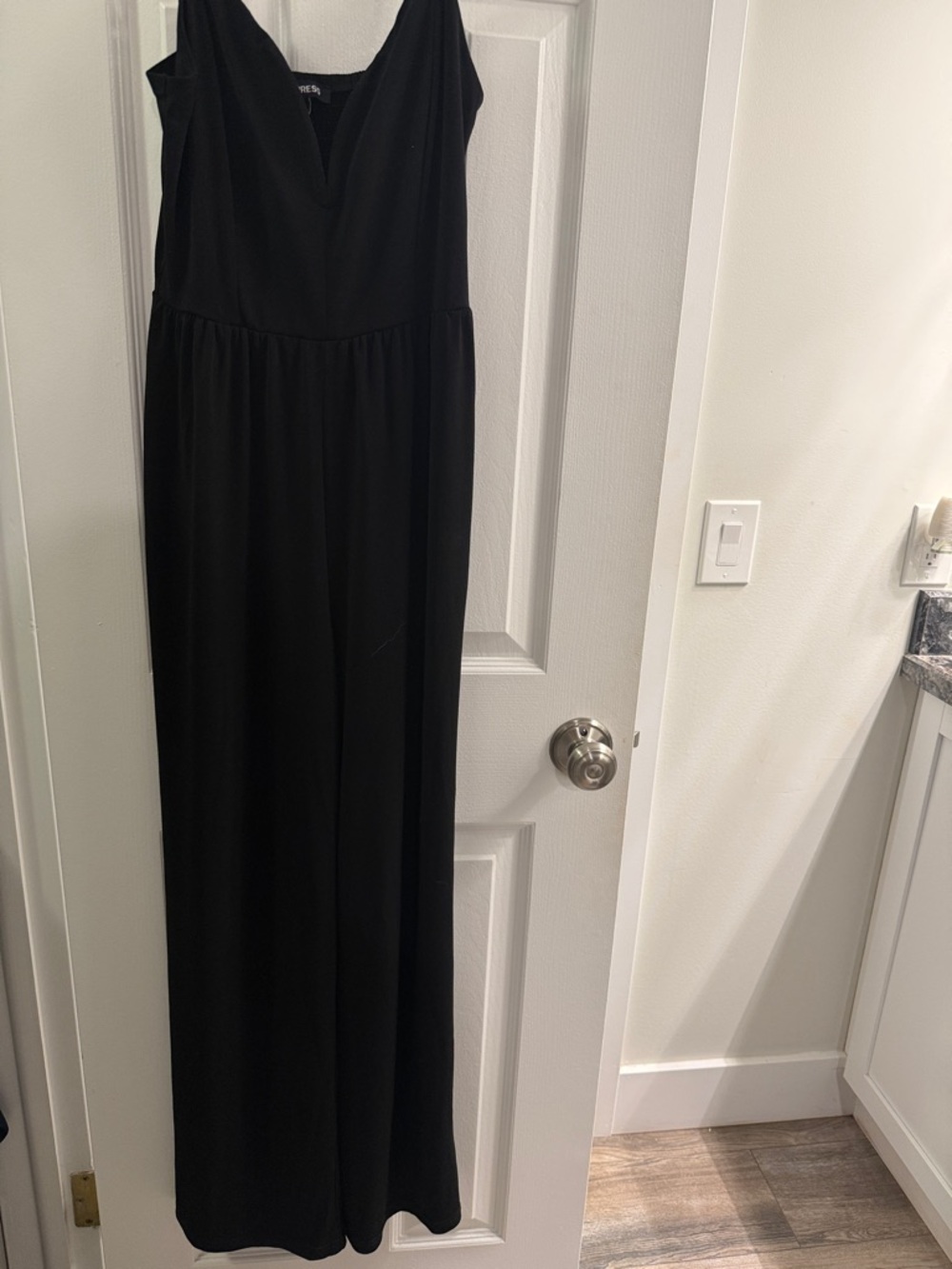 Classic Black V-Neck Jumpsuit